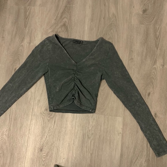 ASOS Grey Long Sleeve Top - Picture 1 of 3